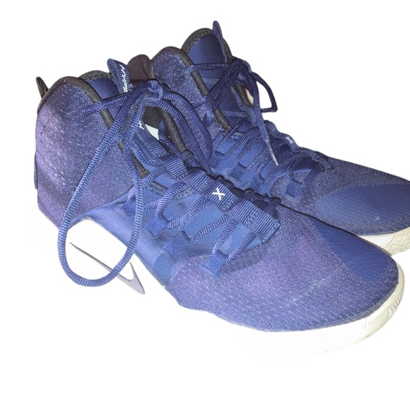 Nike Hyper Dunks X TB Basketball Shoes size 7.5 Navy Color - Picture 4 of 8